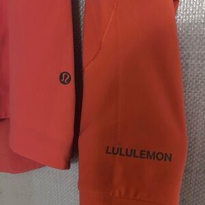 Lululemon Vibrant Coral Zip-Up Jacket